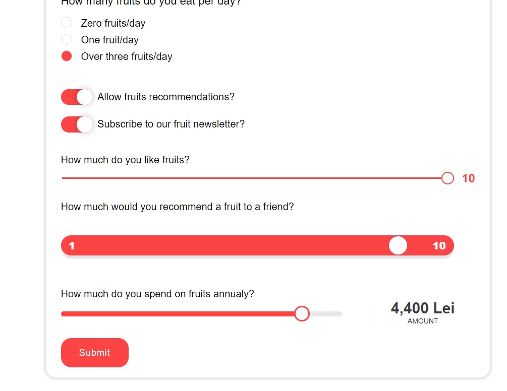 Customize Simple HTML Form