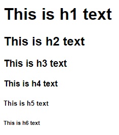 Default HTML Font Size