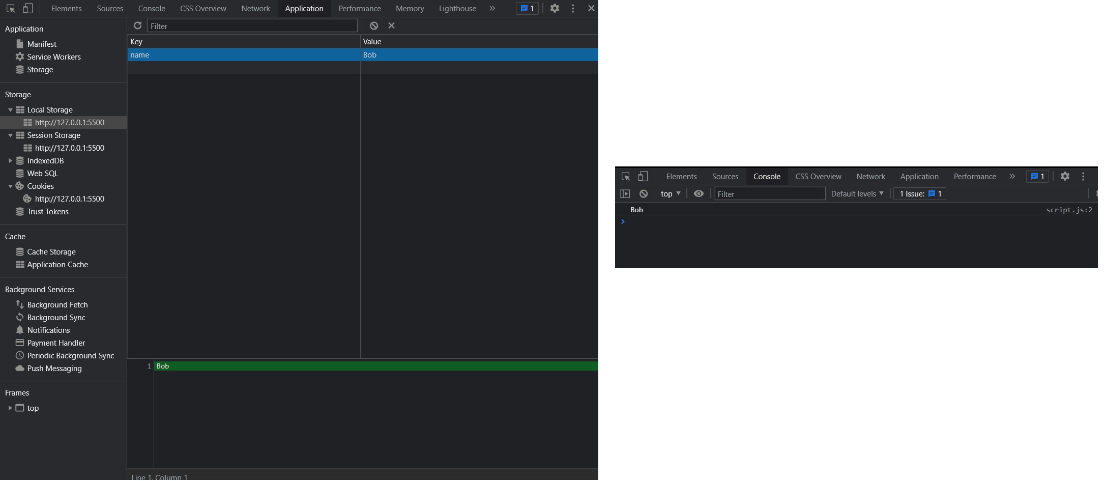 Browser Local Storage Methods