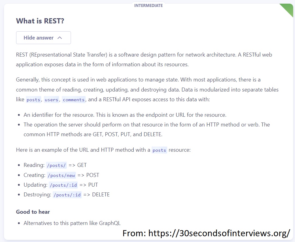 What is REST API